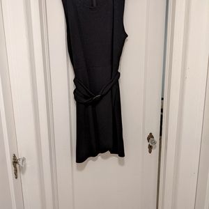 Loft Fit and Flare Belted Dress